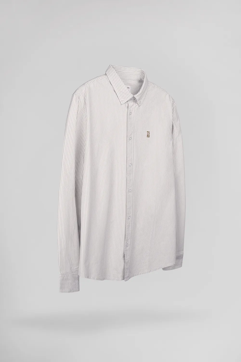 Teddy Smith C-Stanley camicia uomo worker beige righe