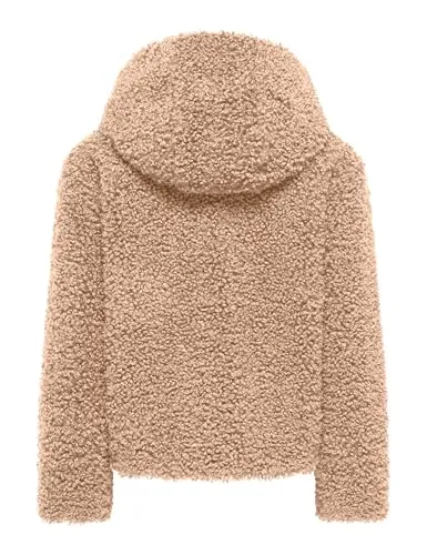 ONLY Onleira Teddy Duffle Giacca Donna Orsacchiotto