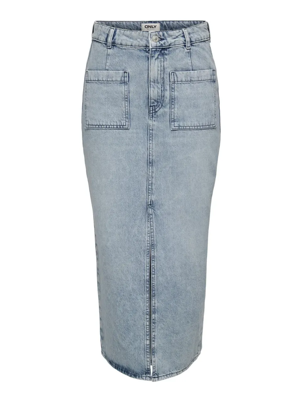 ONLY Onllilian gonna jeans S vita alta midi