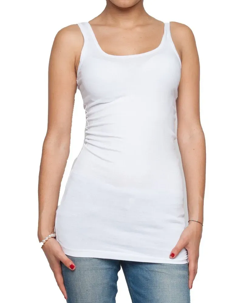 Only Onllive Love Long Tank Top Noos canottiera XL nera