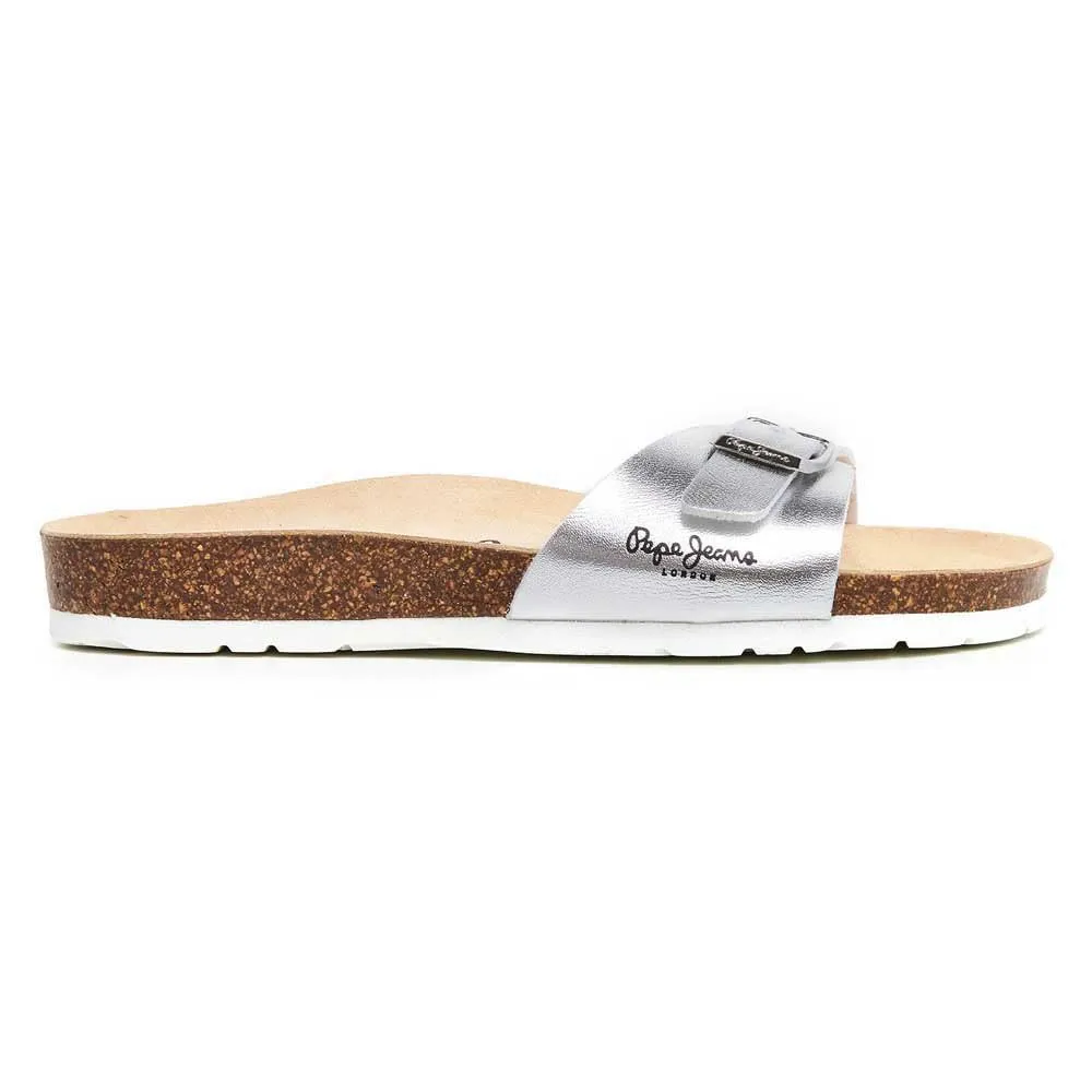 Pepe Jeans Oban Metal W sandali giallo dorato sughero