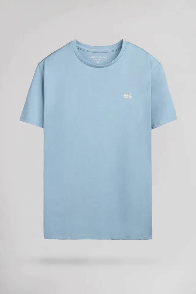 Teddy Smith The Tee 1 maglietta blu gris uomo