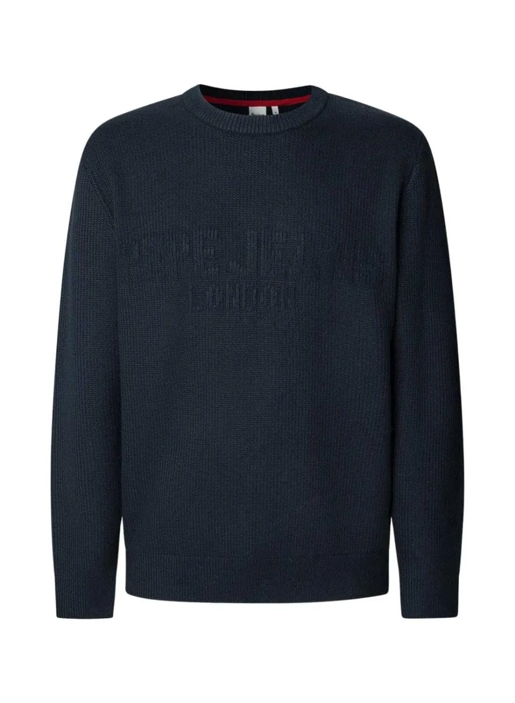 Pepe Jeans Phineas Maglione Uomo Girocollo Jacquard Tono su Tono