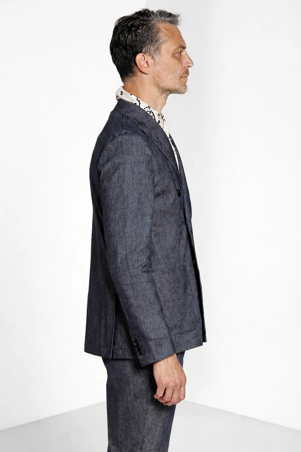 Mason’s Tiziano Summer blazer doppiopetto blu scuro