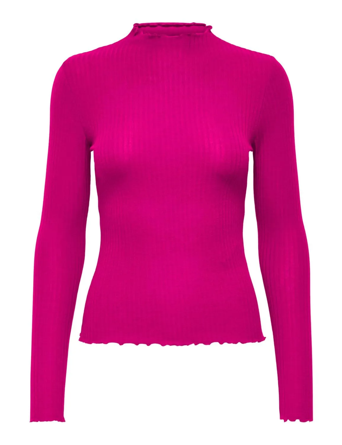 ONLY Onlemma maglietta maniche lunghe collo alto jersey