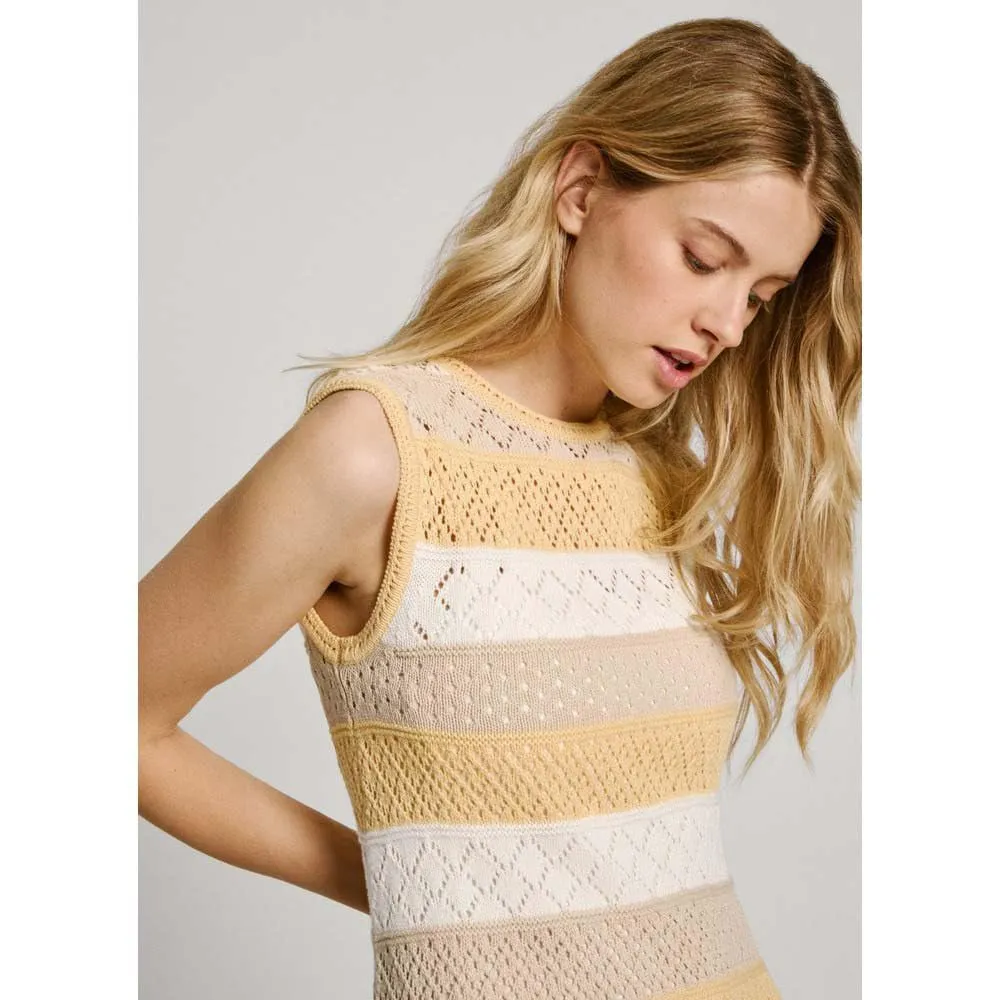 Pepe Jeans Ingrid Vestito Donna L a righe