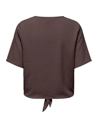 ONLY Onlevalou Mette Knot top L tessuto leggero