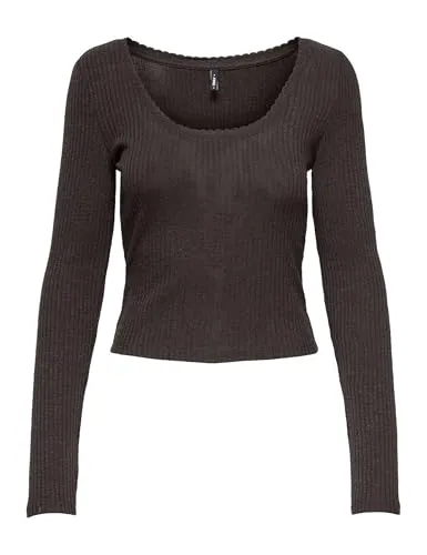 ONLY Onlnelle Life Top Maniche Lunghe XL Nero jersey