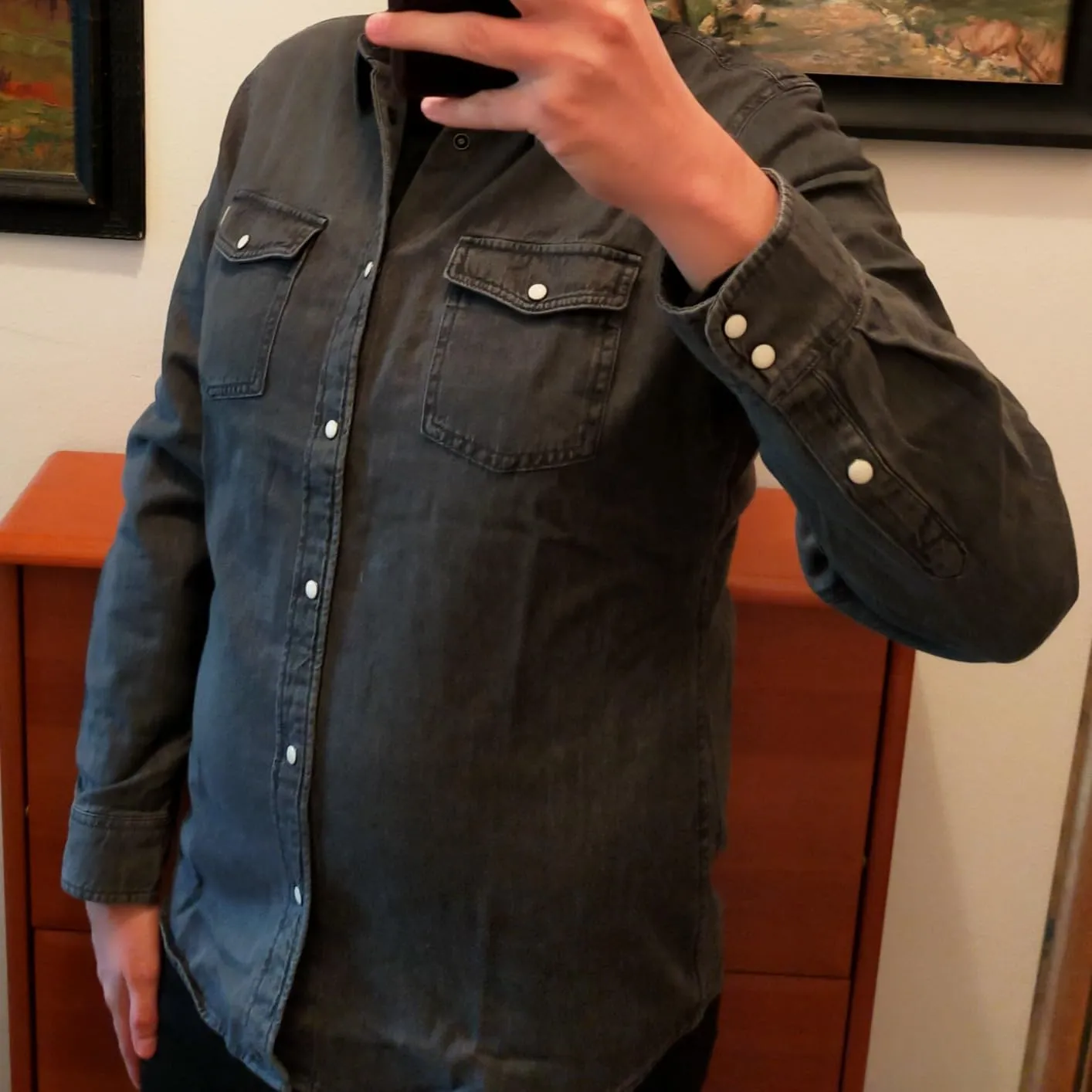 Pepe Jeans Regular Shirt Camicia Uomo denim nera
