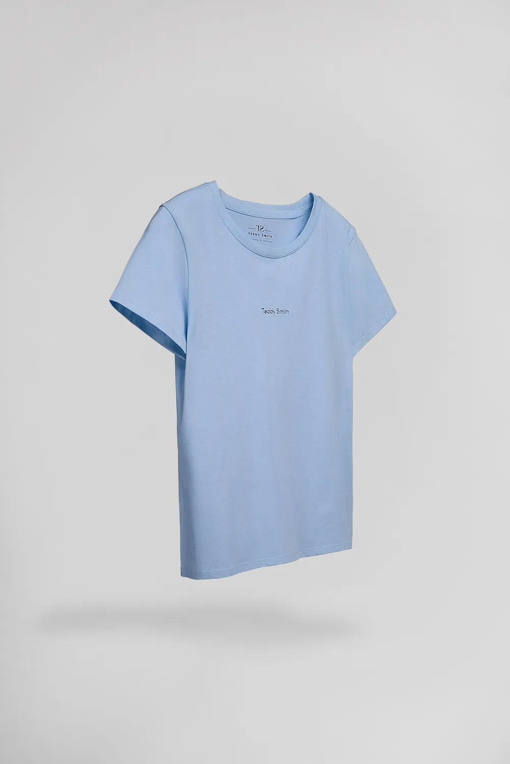 Teddy Smith T-Ribelle MC t-shirt donna azzurro nuvola