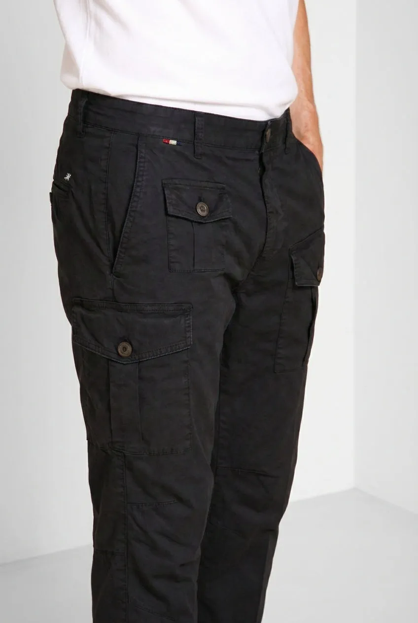Mason's George Coolpocket pantalone cargo nero carrot