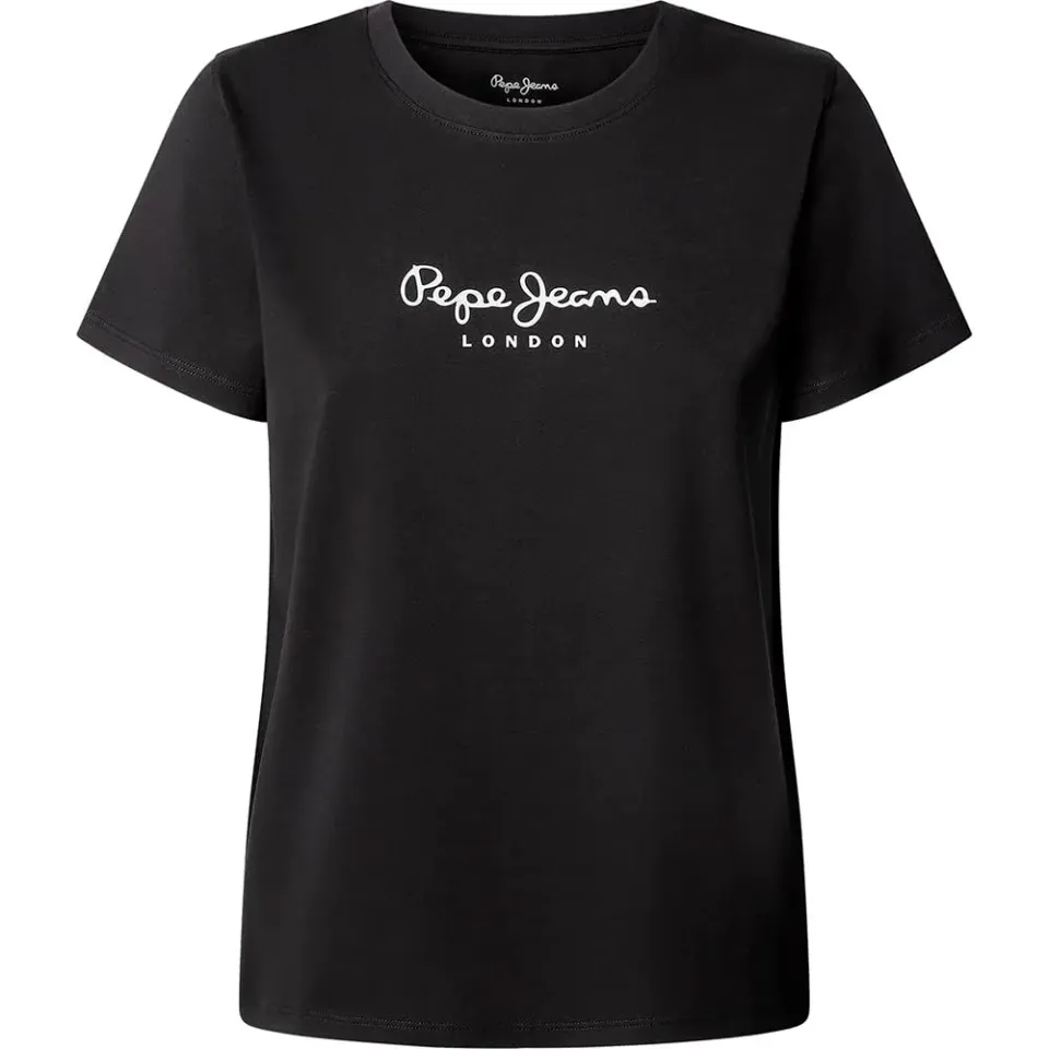 Pepe Jeans Berenice t-shirt donna nera manica corta