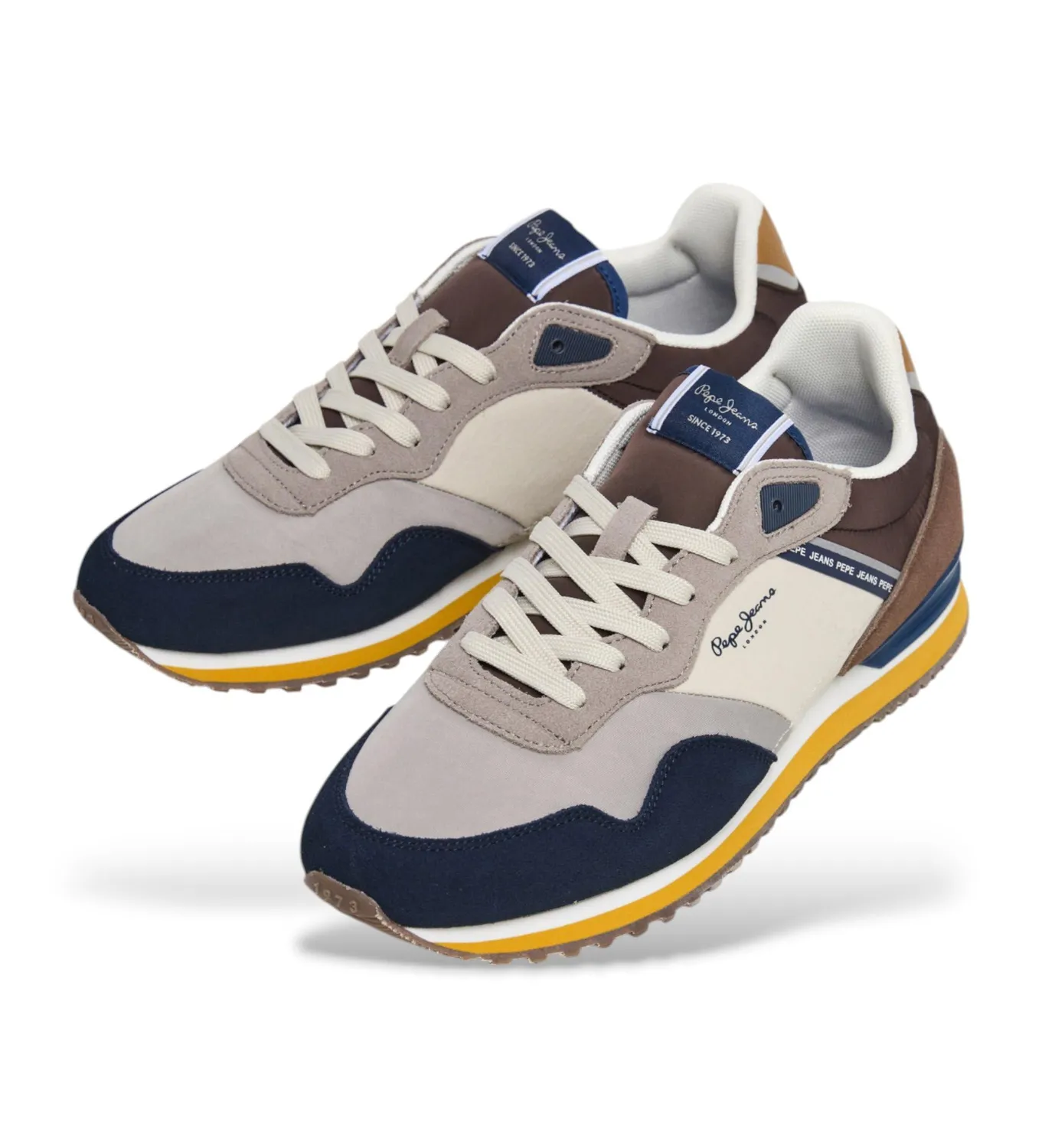 Pepe Jeans London Link Sneakers Grigie 46 EU Pelle