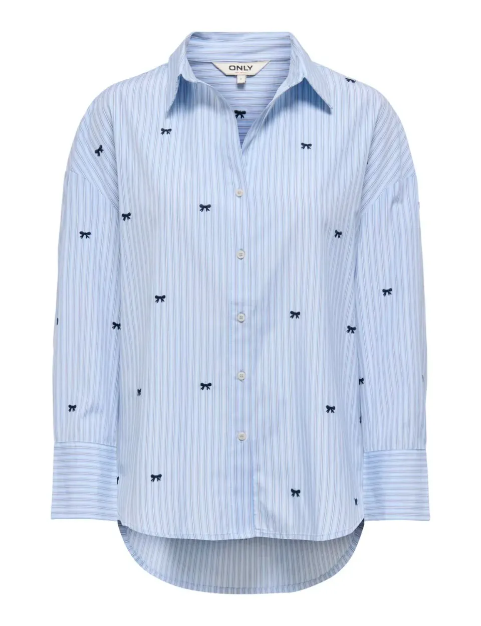 ONLY Onloregon camicia donna tinta unita