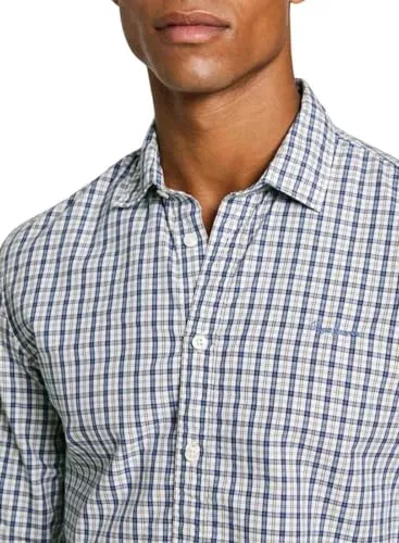 Pepe Jeans Mauro Camicia Uomo M Bianca Cotone