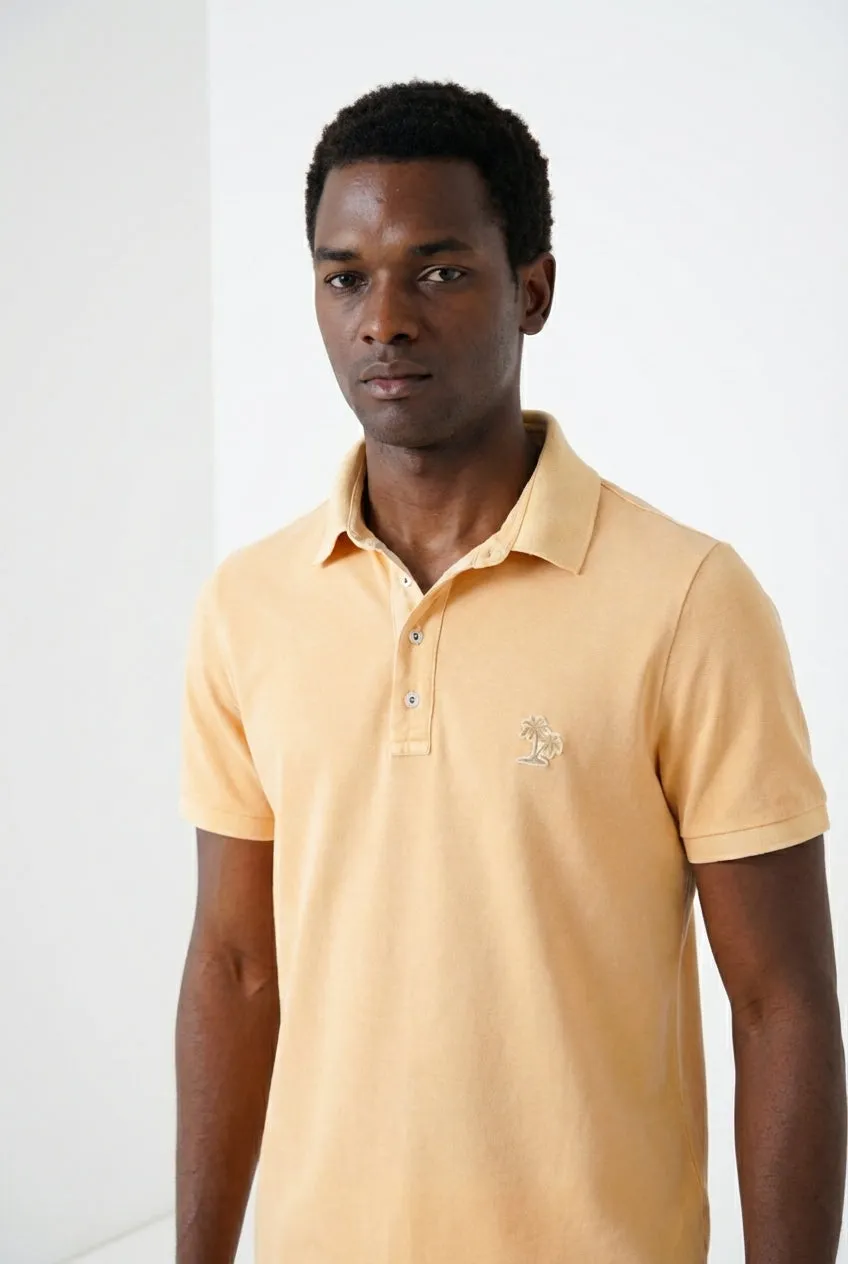 Mason's Leopardi polo uomo piquet corallo cotone