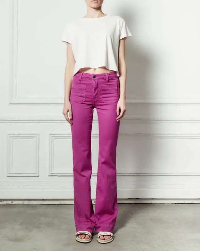 acquaverde Charlotte pantalone Orchid bootcut