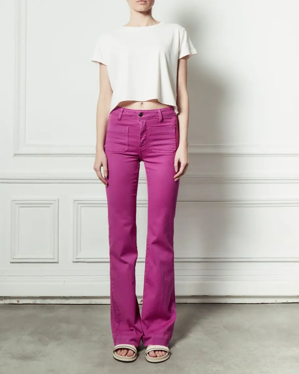 acquaverde Charlotte pantalone Orchid bootcut