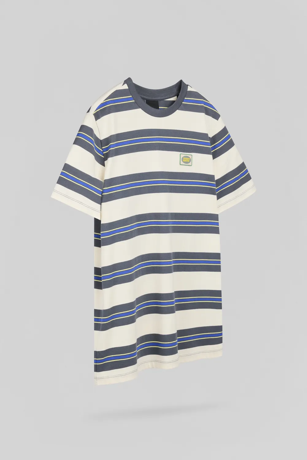 Teddy Smith T-Artuso MC t-shirt grigia righe regular