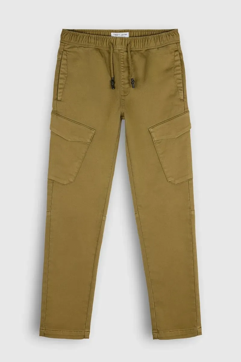 Teddy Smith P-Piky Cargo Pantaloni Bambino cotone
