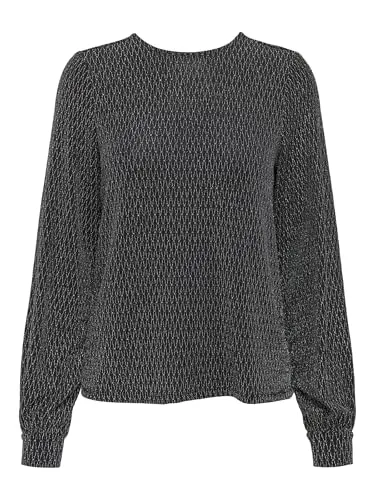 ONLY Onlcarol Glitter Bow top donna L manica lunga