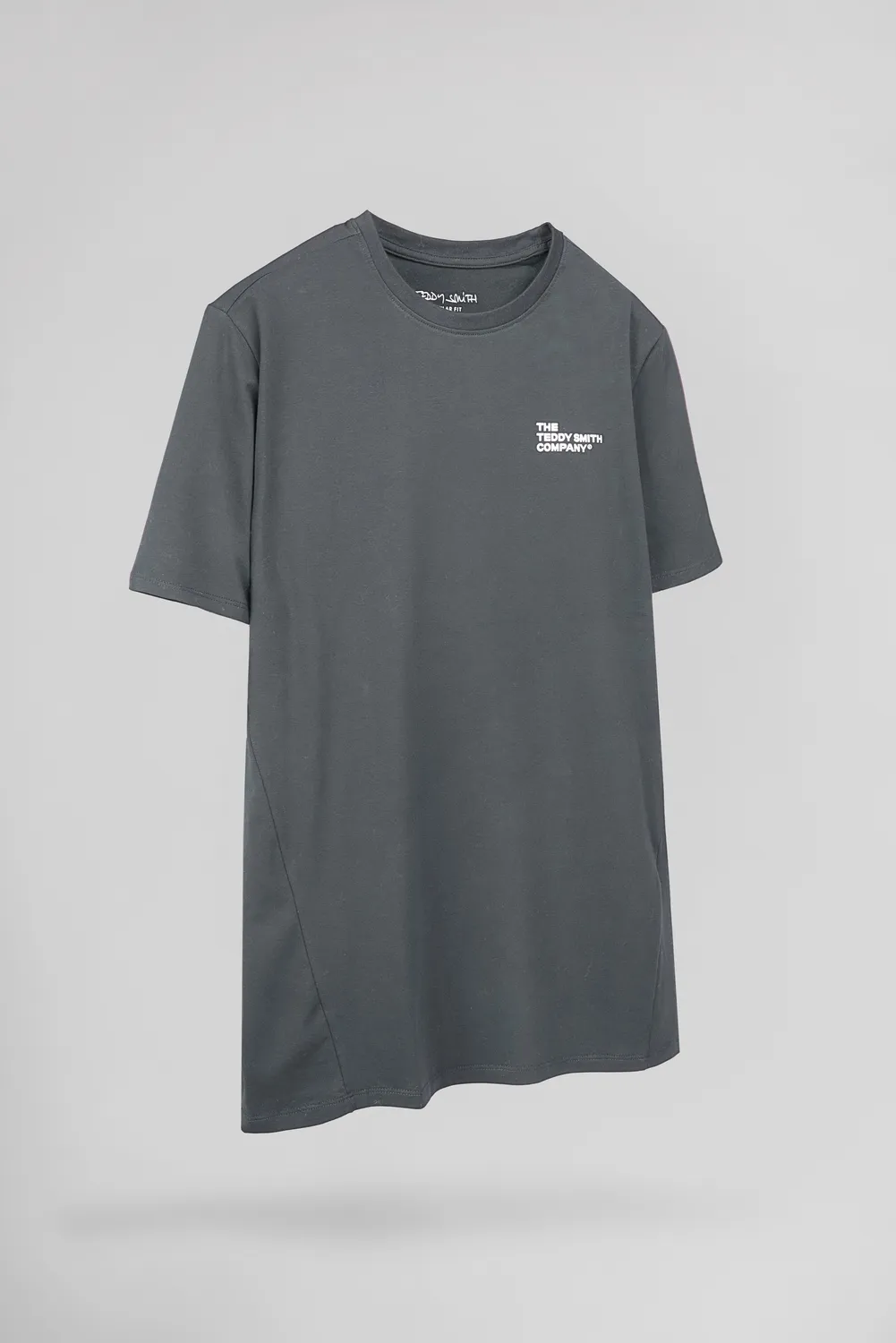 Teddy Smith T-Company t-shirt grigio meteore stretch