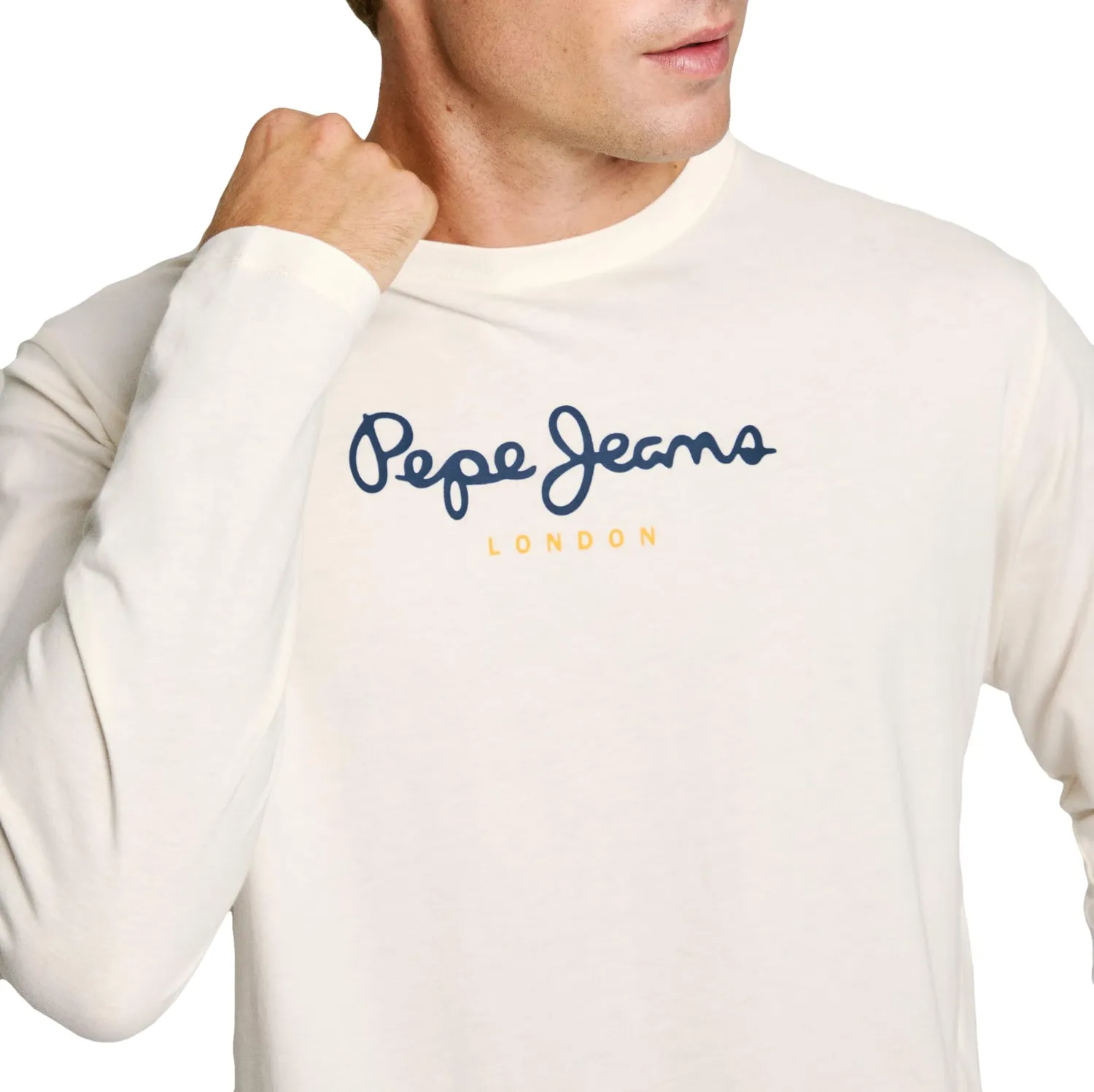 Pepe Jeans Eggo Long t-shirt uomo blu taglia S