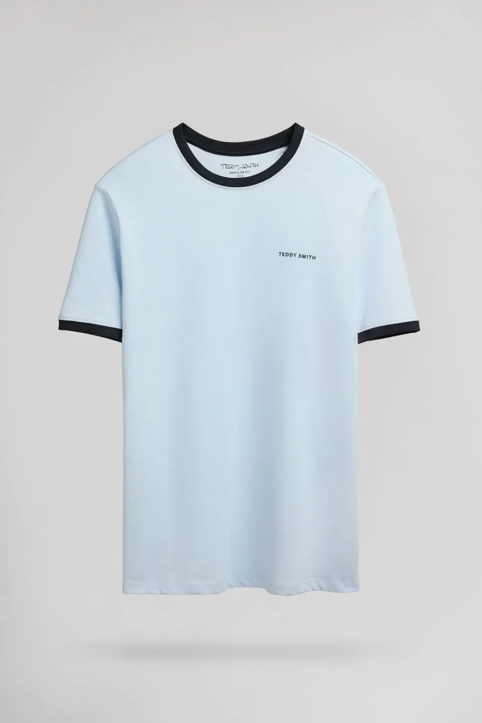 Teddy Smith The-Tee 2 R t-shirt uomo azzurro chiné