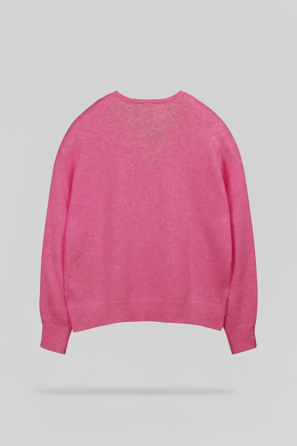Teddy Smith P-Billie pull donna scollo V fucsia chiné