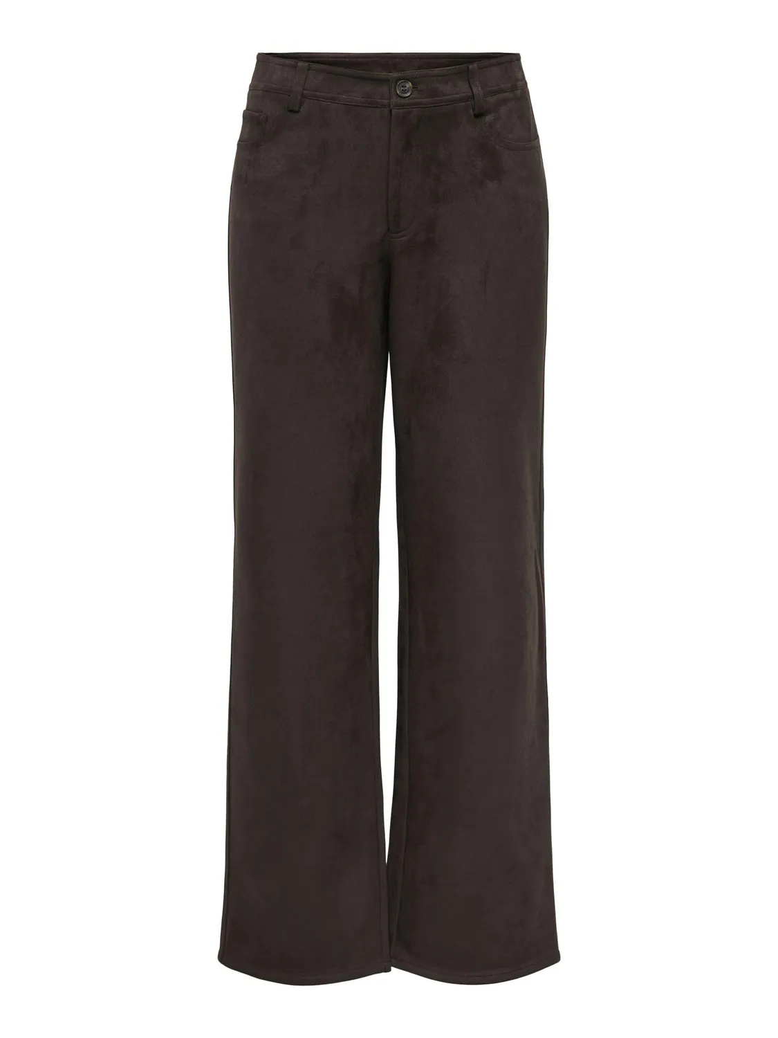 ONLY Onlina pantaloni faux suede Nuthatch M x 32