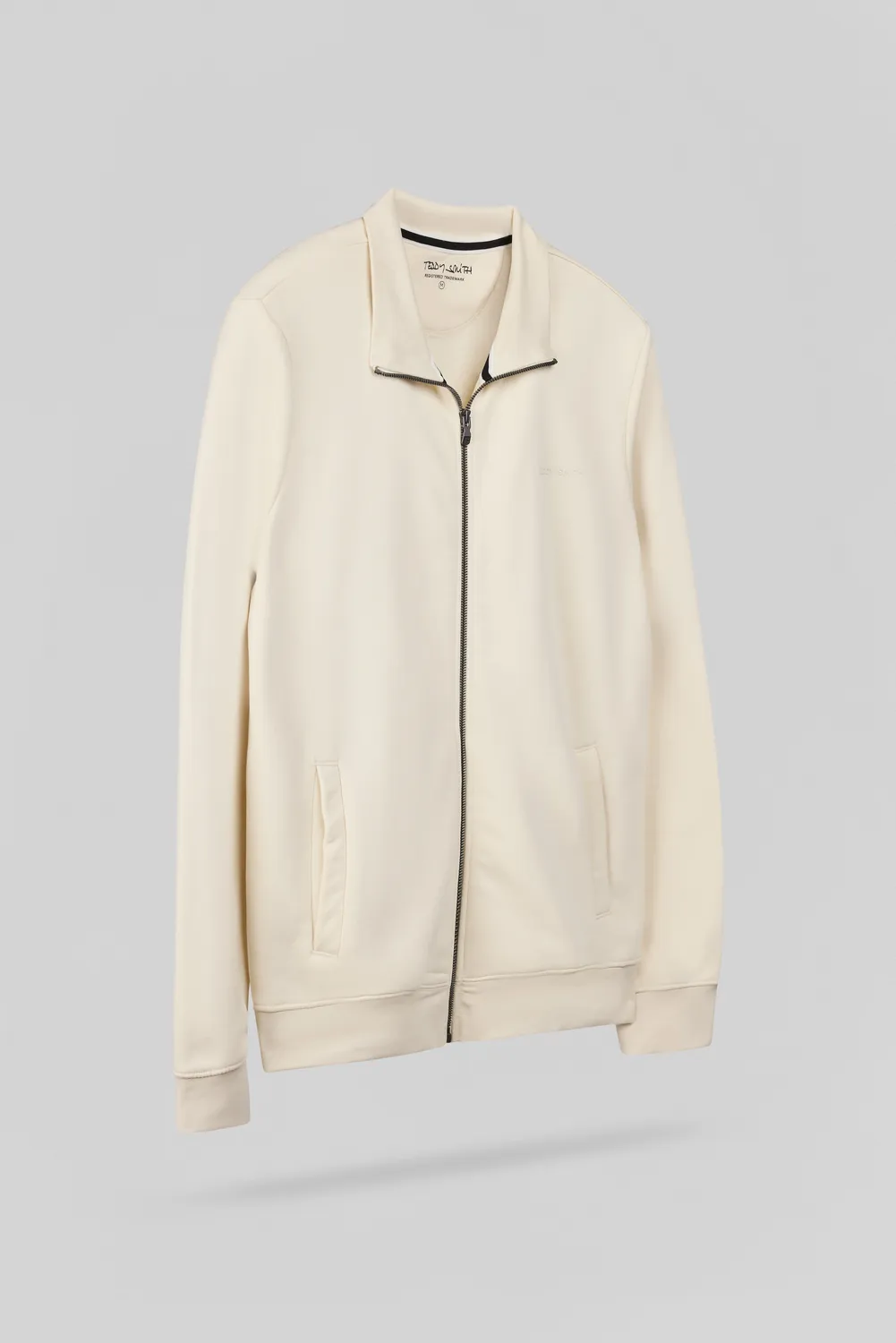 Teddy Smith G-Narkus Zip gilet uomo beige felpa