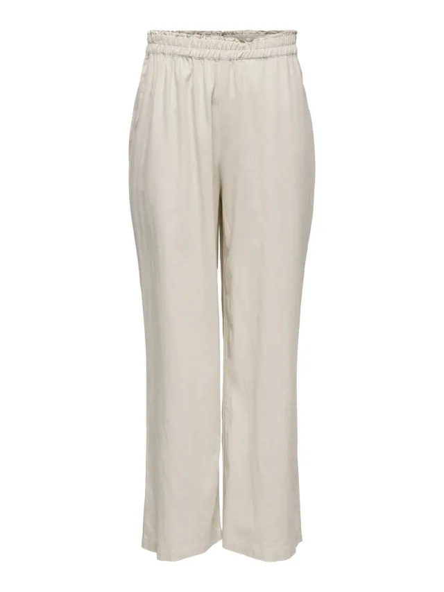 ONLY Onltokyo Straight pantaloni wide leg moonbeam