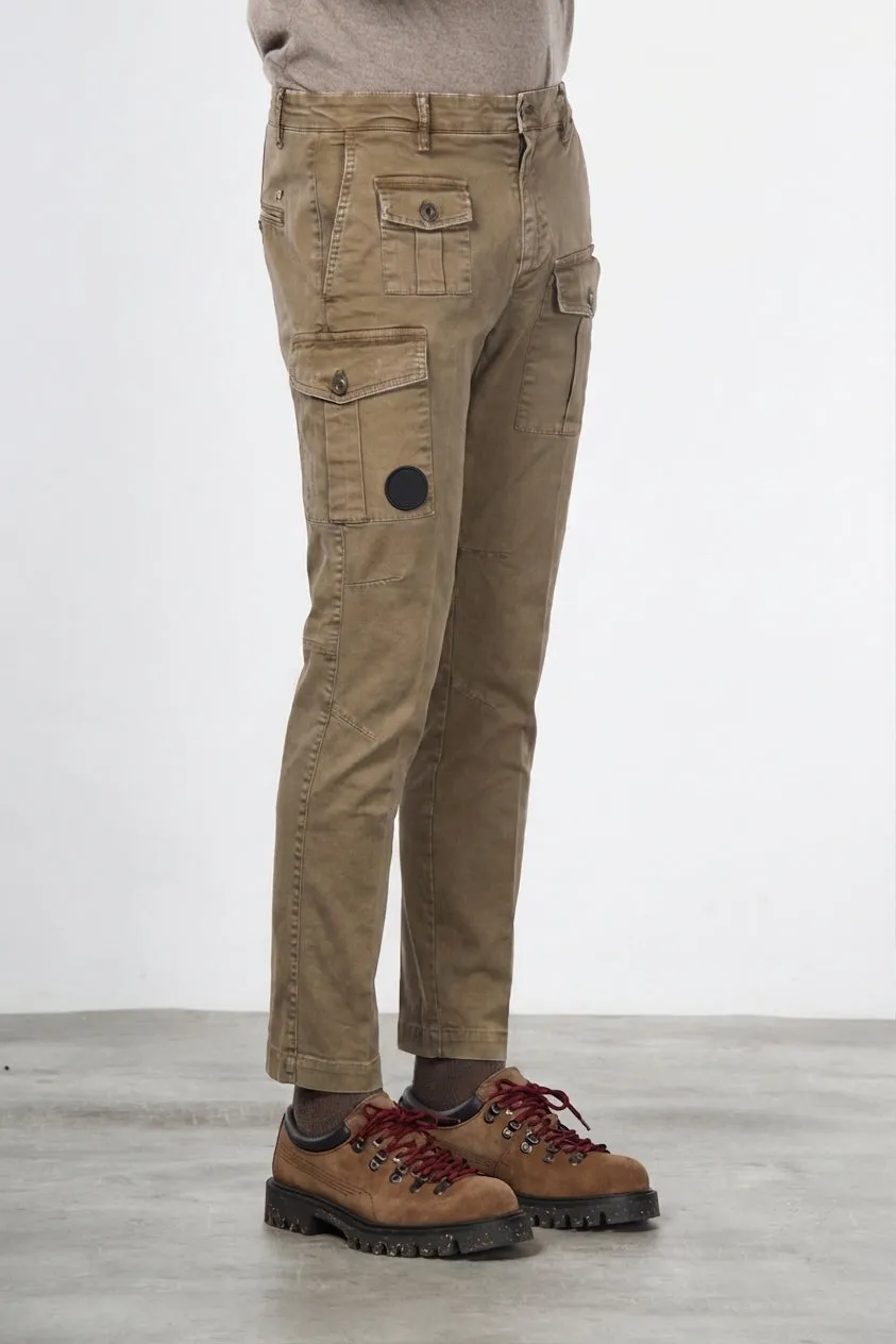 Mason's George Coolpocket pantalone cargo tortora carrot fit