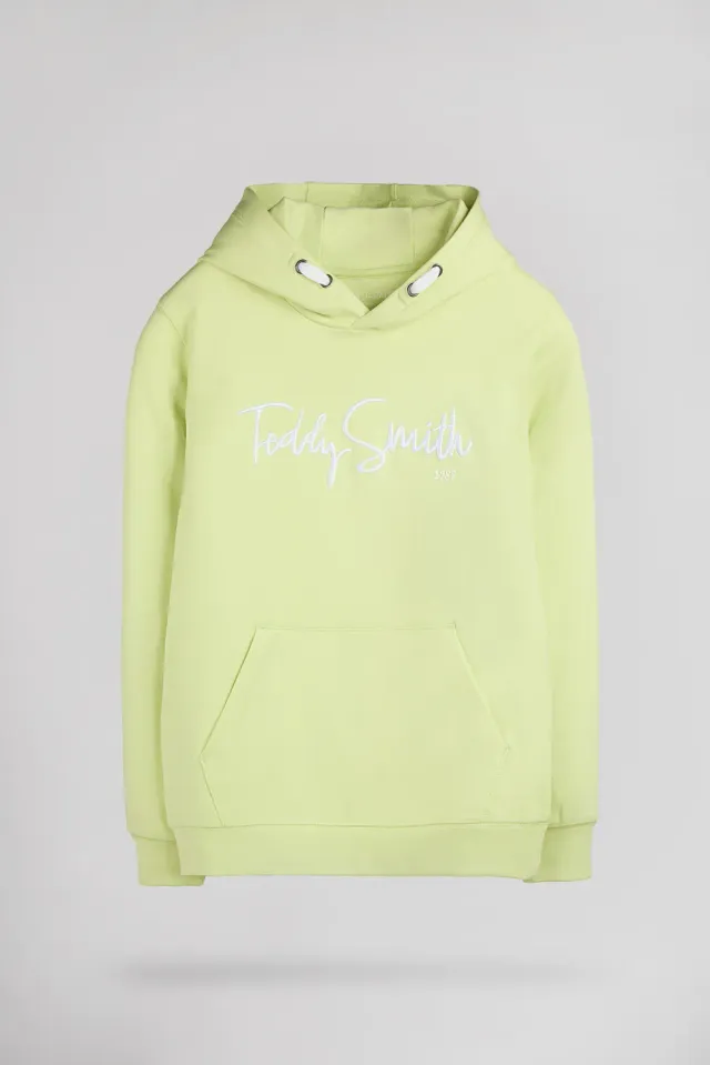 Teddy Smith S-Evry Hoody JR Citron Pale felpa ragazzo
