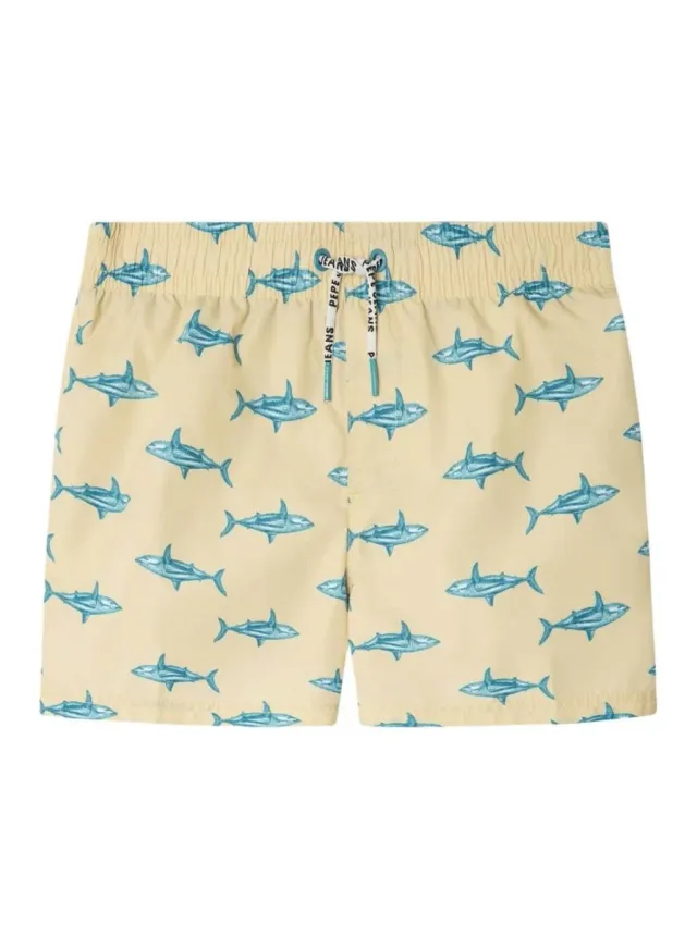Pepe Jeans Shark swimshort costume 10 anni asciugatura rapida