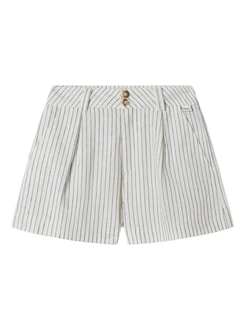 Pepe Jeans Izzy Shorts pantaloncini bambina 14 anni lino a righe
