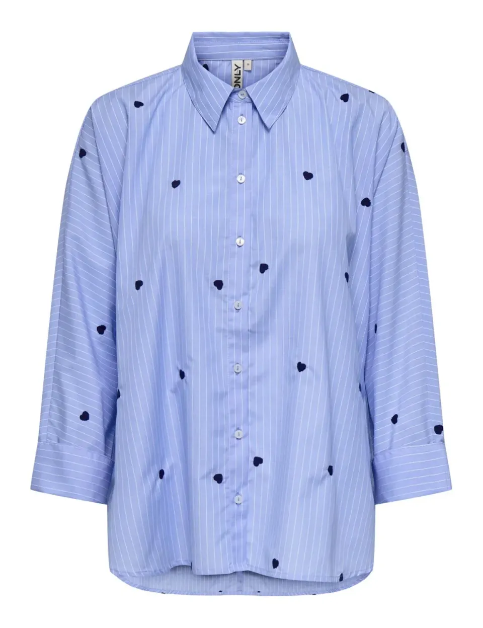 ONLY Onlnew Hemd camicia bottoni maniche lunghe