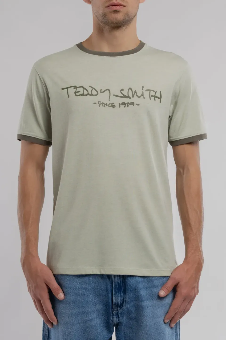 Teddy Smith Ticlass MC t-shirt uomo verde salvia