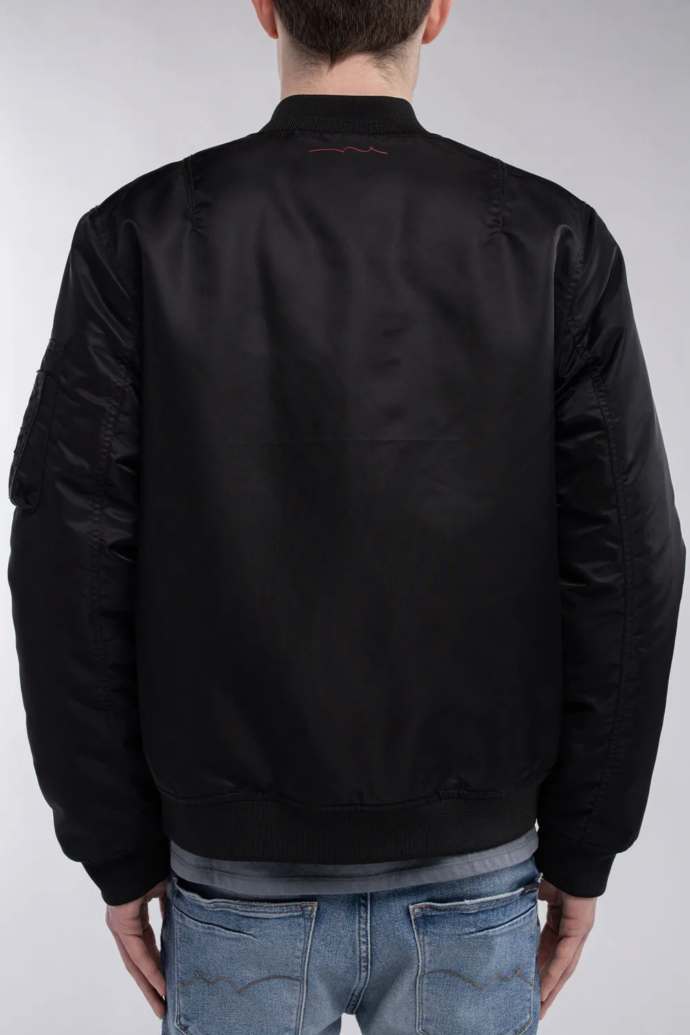 Teddy Smith MA1 B-MA1 bomber nero uomo taglie XS-XXL