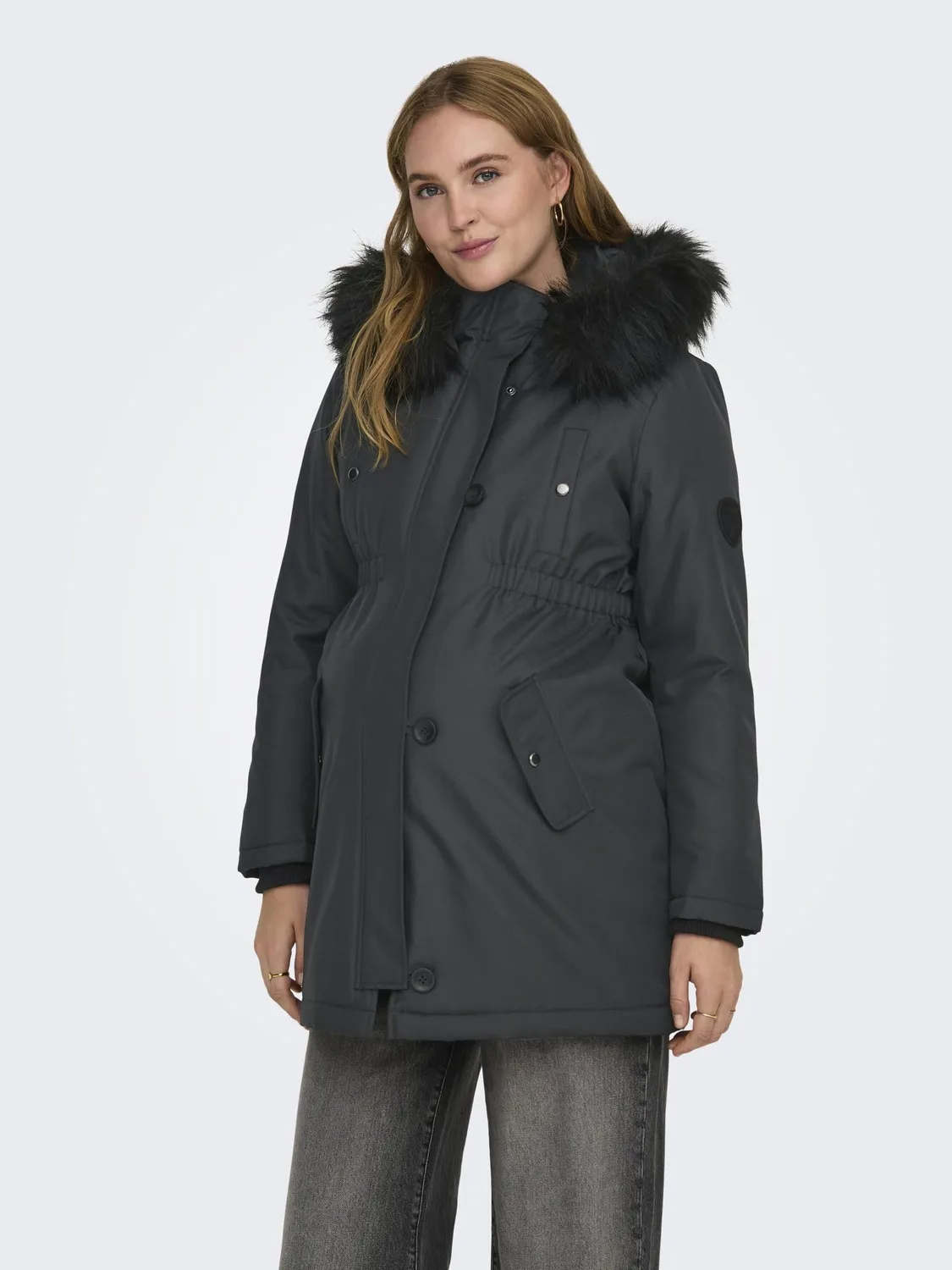 ONLY Maternity Miris Parka Premaman Lungo Imbottito