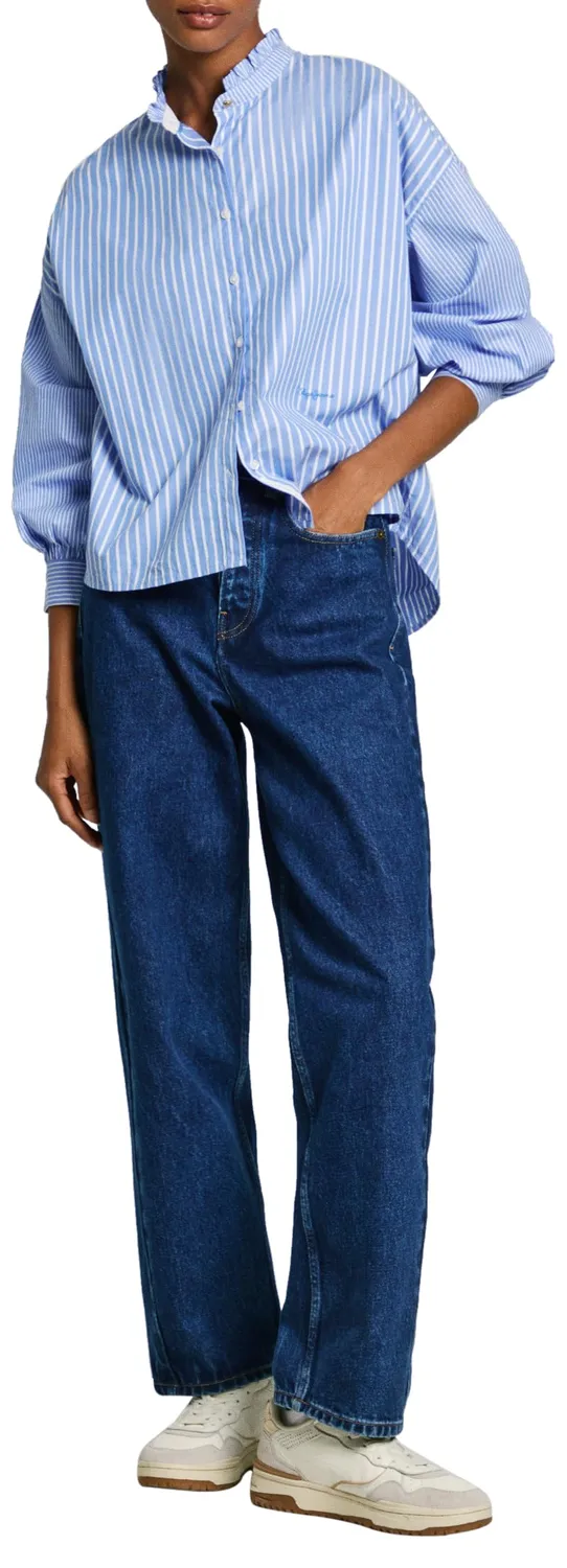 Pepe Jeans Pipery Camicia Donna M Collo Mao