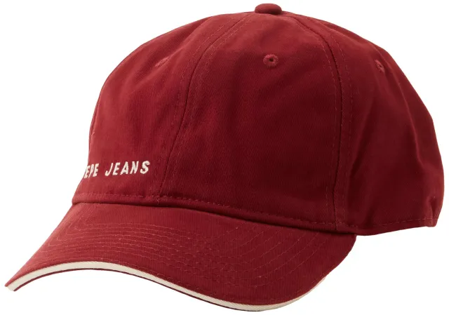 Pepe Jeans Cap Cappellino Uomo Rosso Twill Cotone