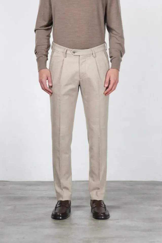 Mason's Torino City pantalone chino uomo beige slim fit
