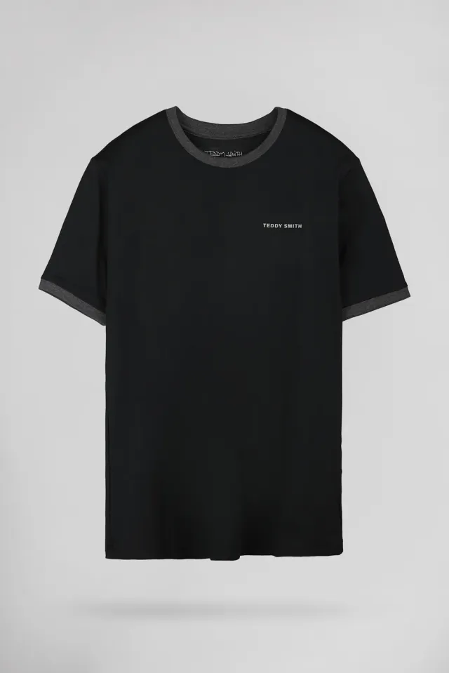 Teddy Smith The Tee 2 R t-shirt nero uomo cotone