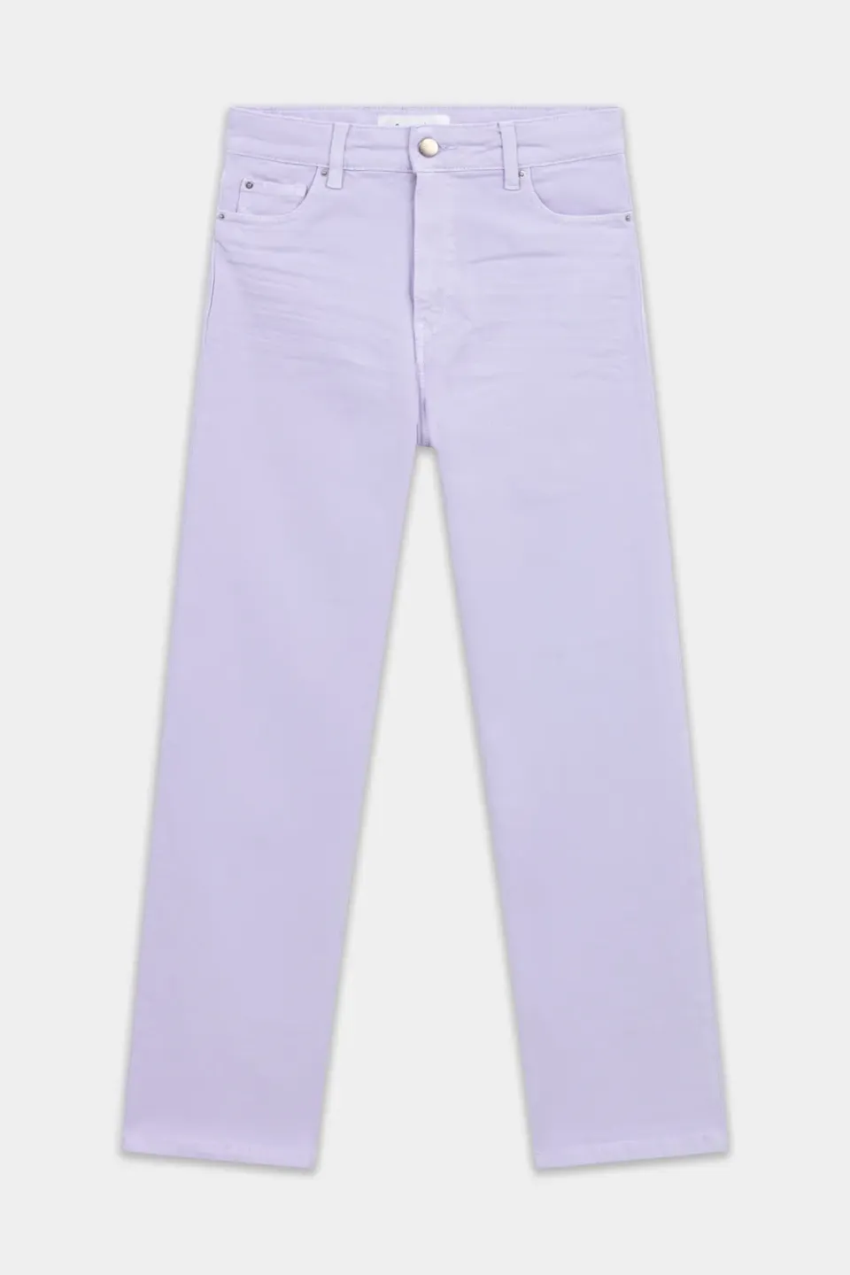 acquaverde Anouck pantaloni lavanda vita alta
