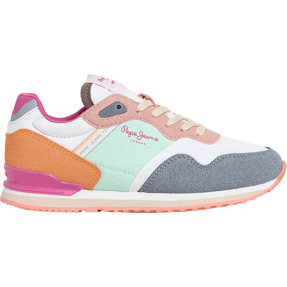 Pepe Jeans Logo G Sneaker Bimba Blu Suola Gomma