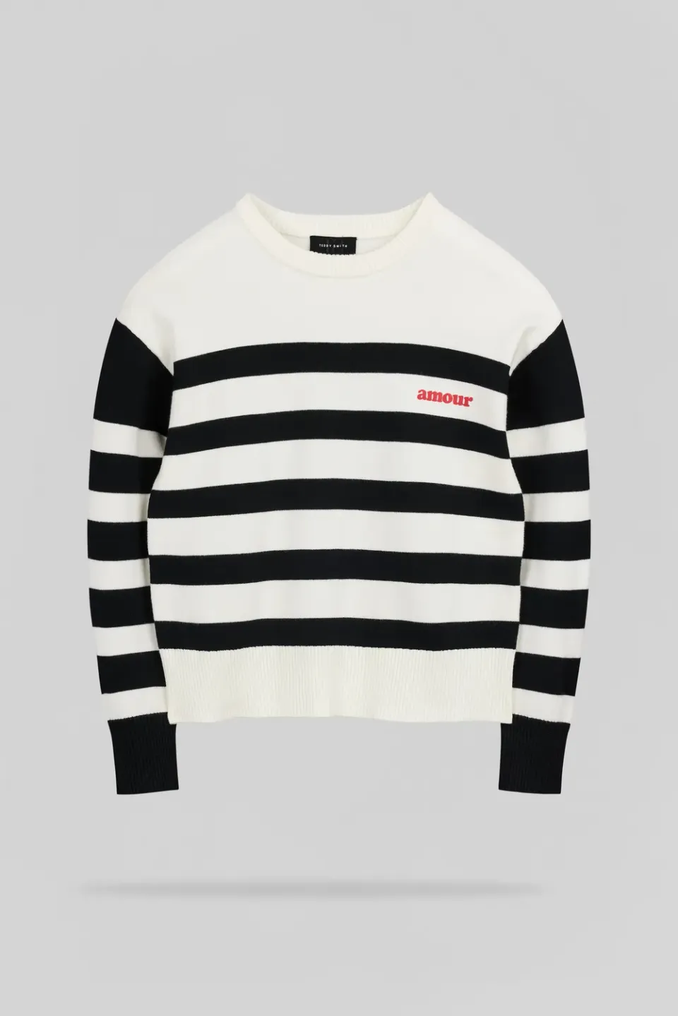 Teddy Smith P-Judith pull ragazza righe Middle White