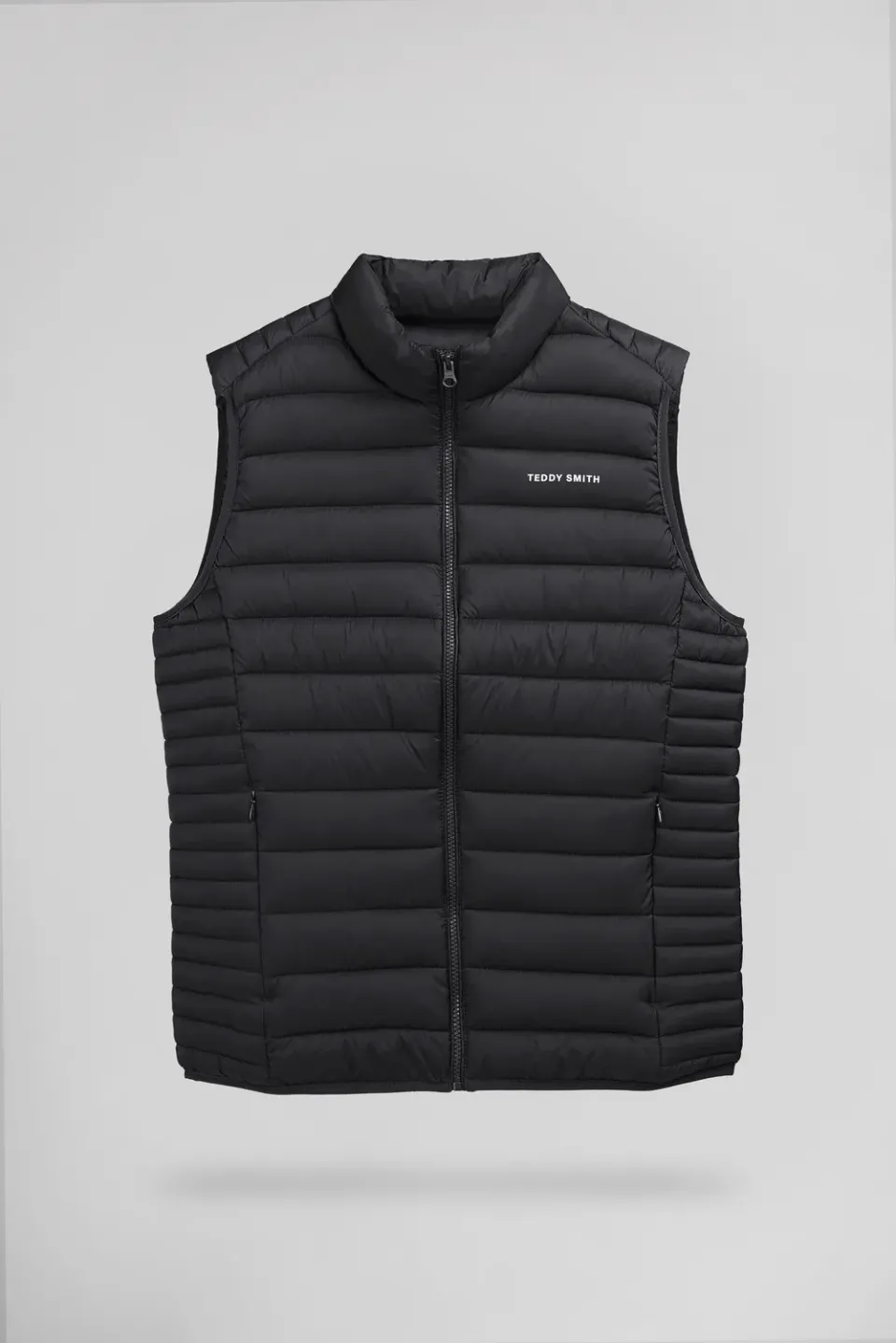 Teddy Smith B-Terry piumino smanicato uomo nero leggero