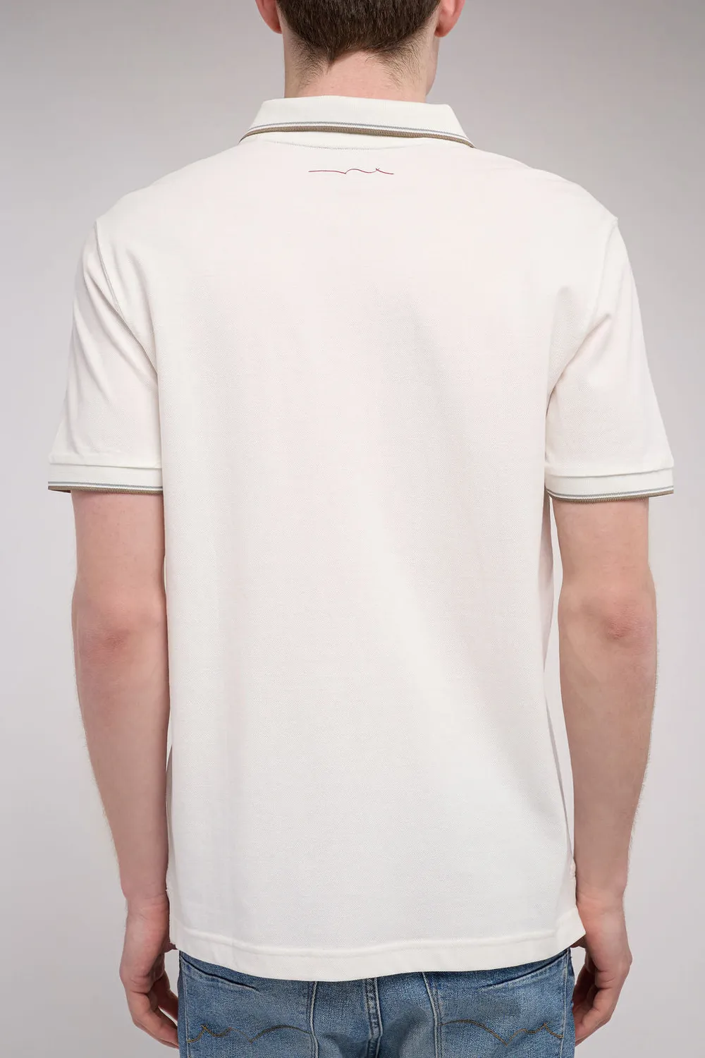 Teddy Smith Pasian 2 polo bianco piquet cotone
