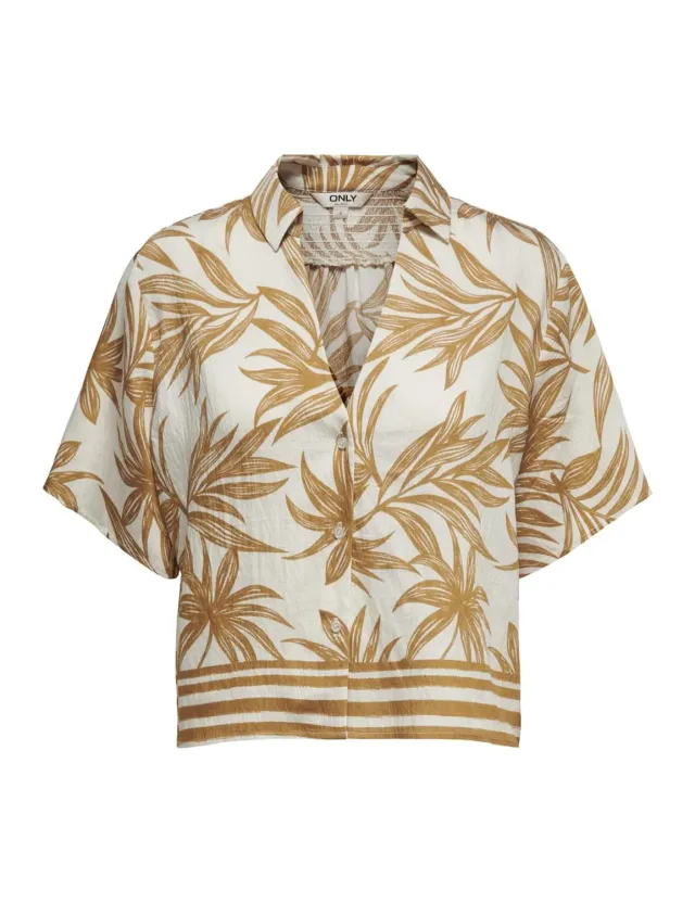 ONLY Onlizzy S/S camicia Cloud Dancer XS